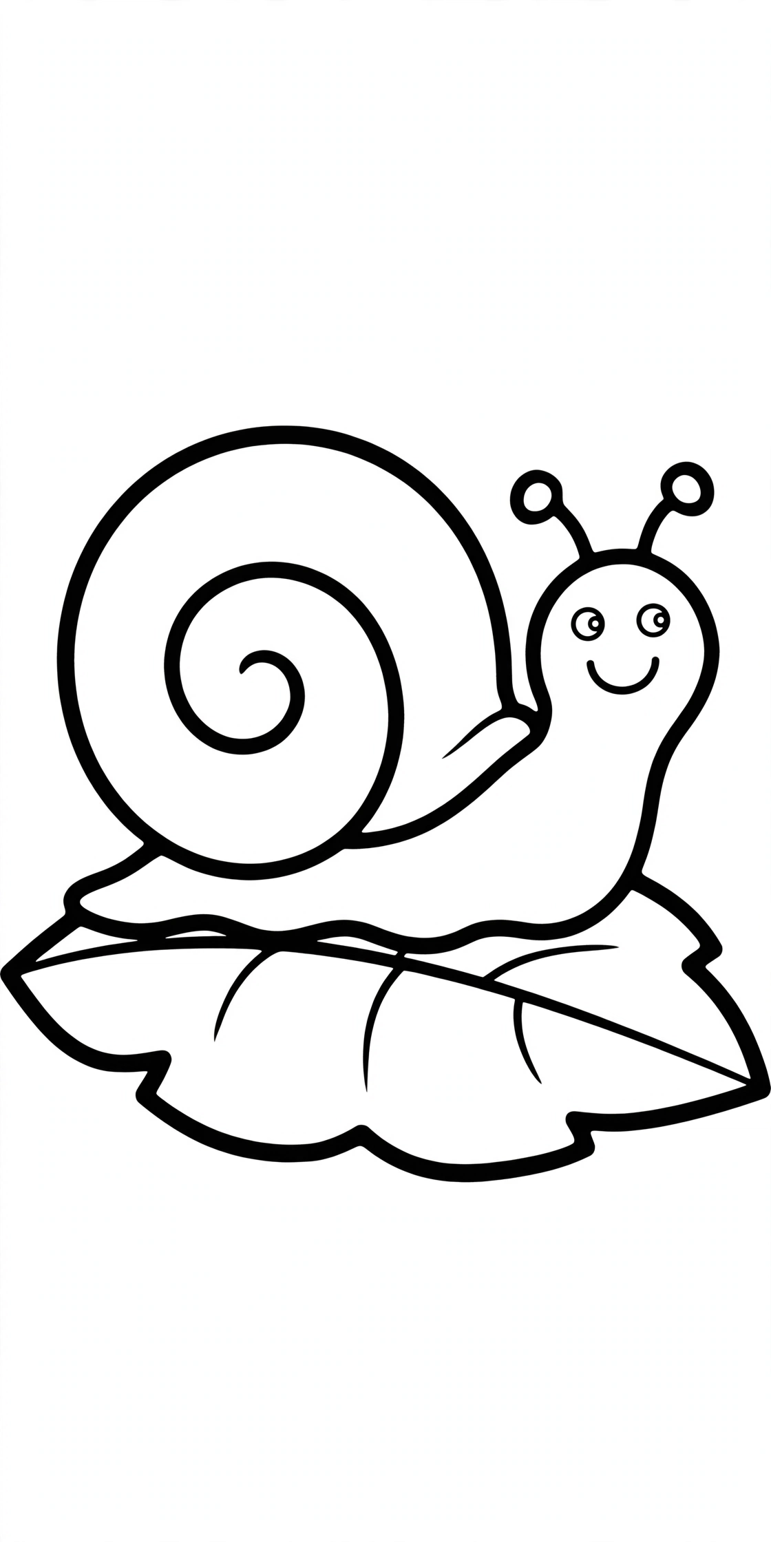 Snail Coloring Page