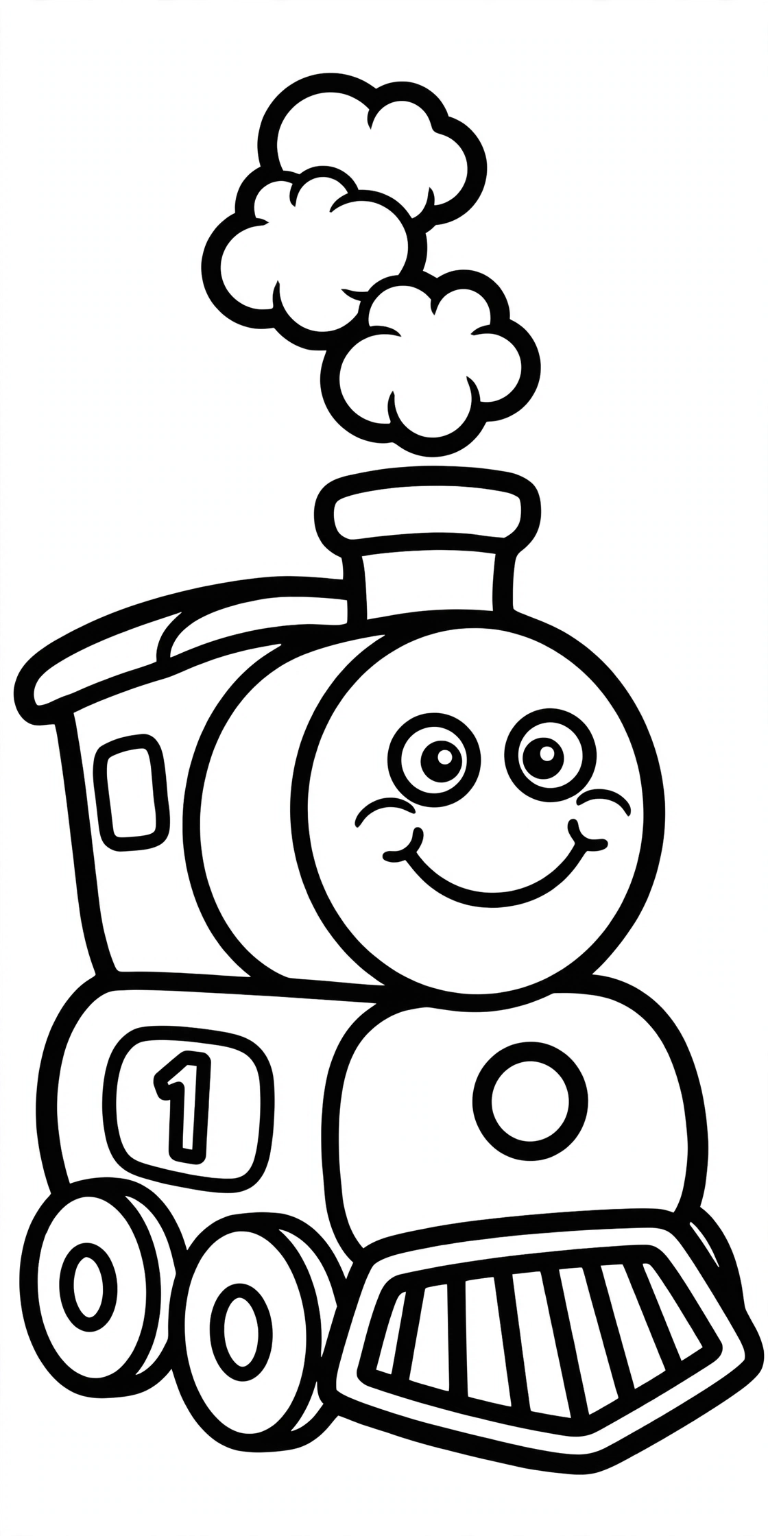 Train Coloring Page