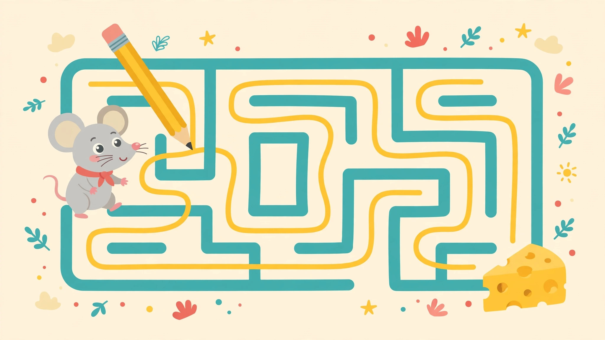 Benefits of Mazes for Kids: Problem-Solving, Focus & Pencil Skills — illustration