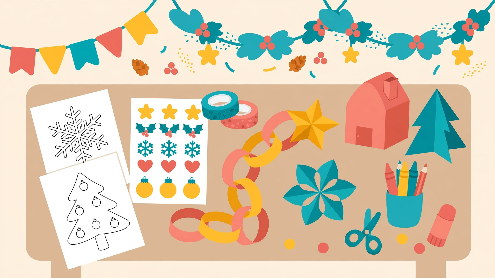 Holiday Activity Ideas for Kids: Keep Hands Busy on Days Off — illustration