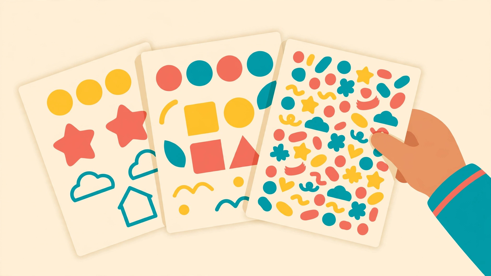 How to Choose Age-Appropriate Worksheets (Not Too Easy, Not Too Hard) — illustration