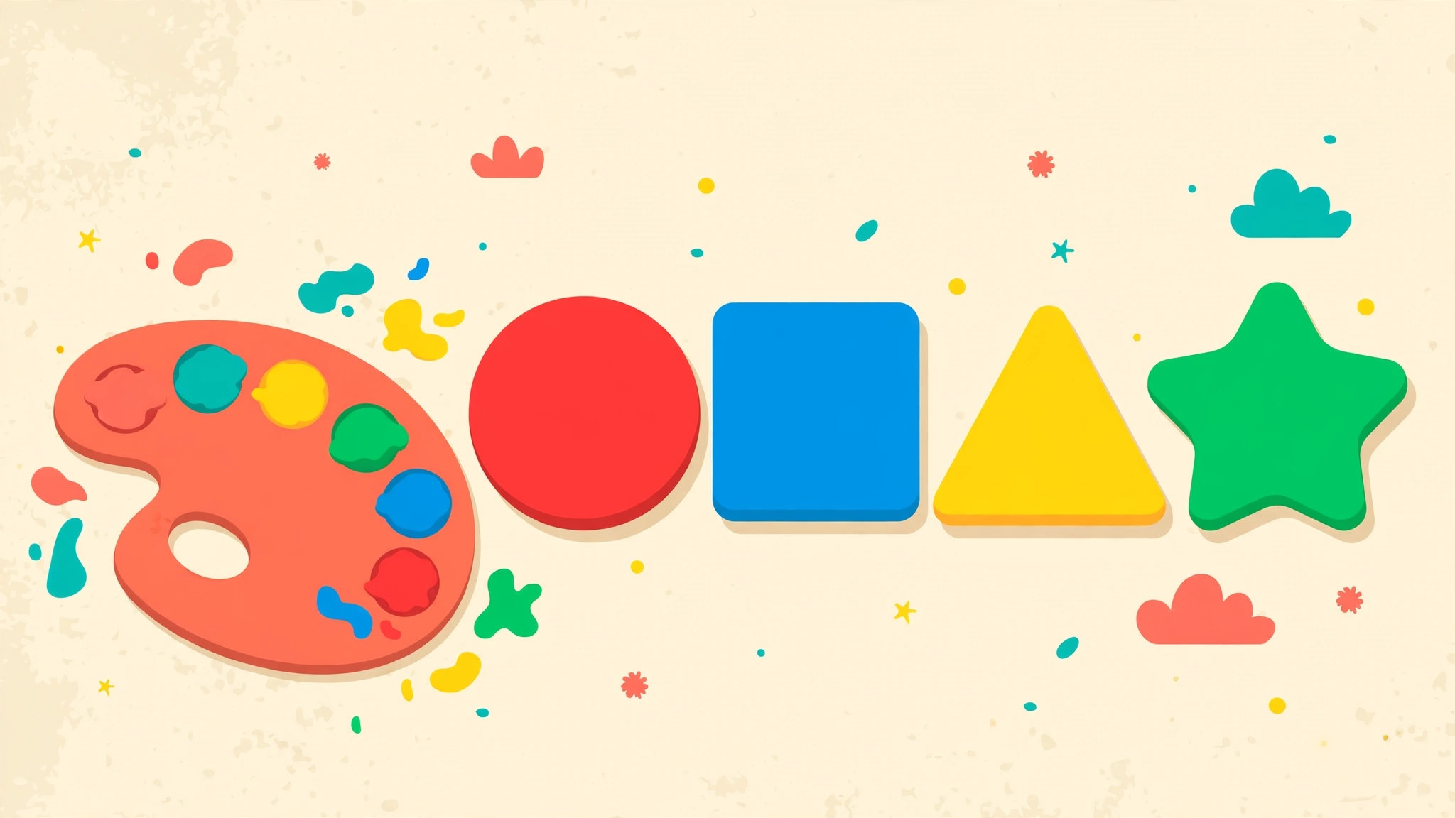 How to Teach Colors and Shapes to Toddlers and Preschoolers — illustration