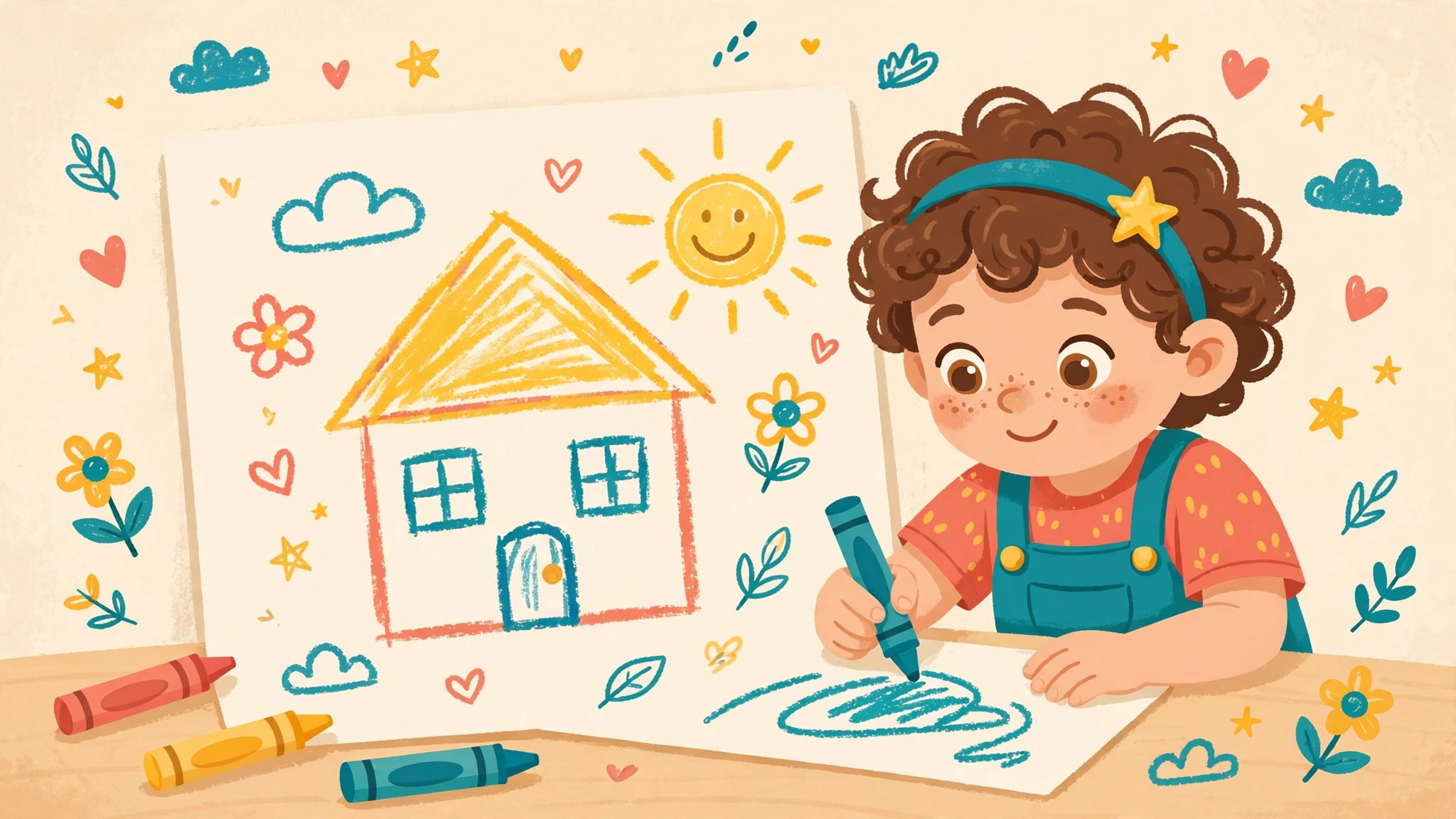 How to Teach Kids to Draw: First Steps That Build Confidence — illustration
