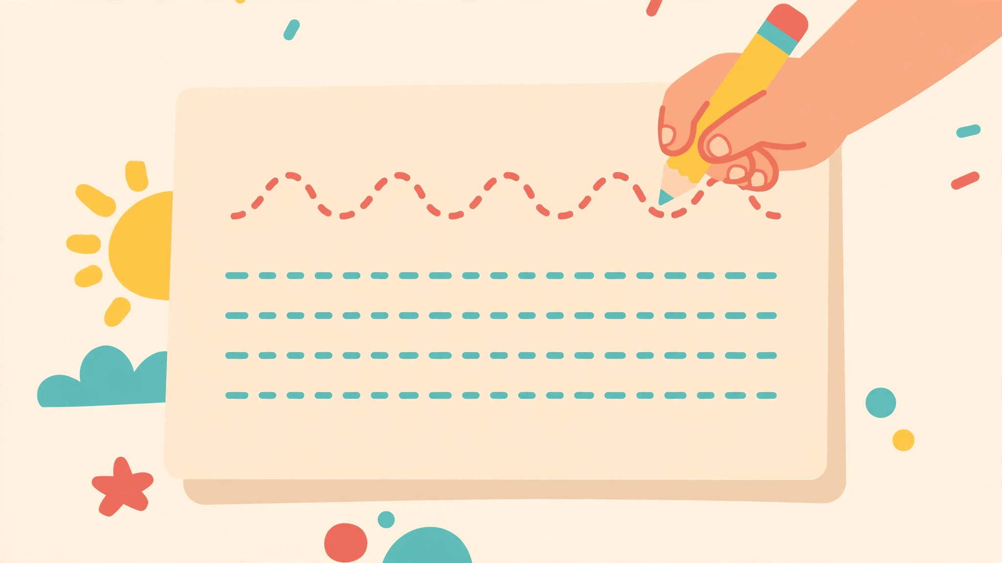 How to Teach Your Child to Write Their Own Name — illustration