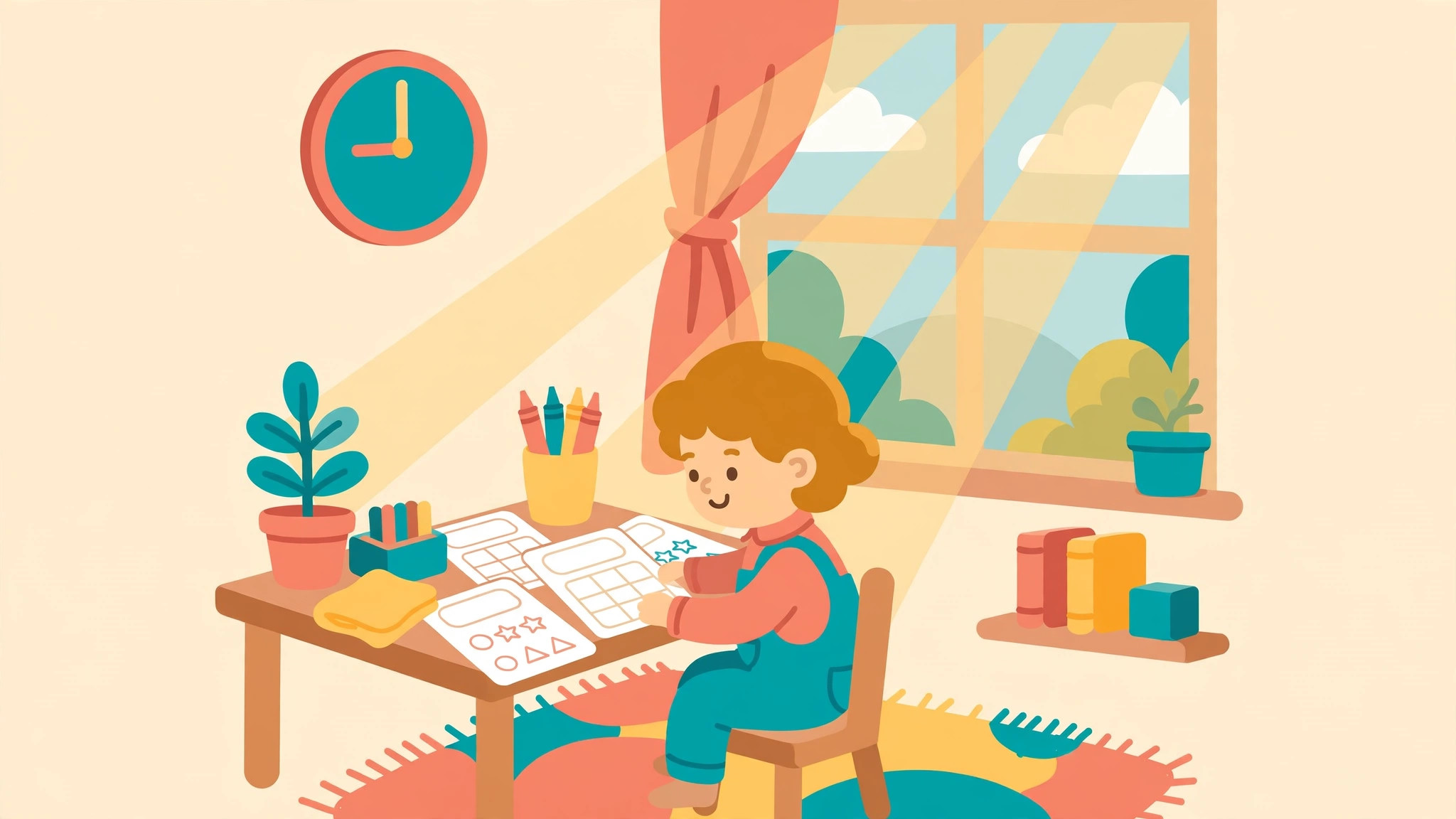 Preschool Learning Routine at Home: A Simple 15-Minute-a-Day Plan — illustration