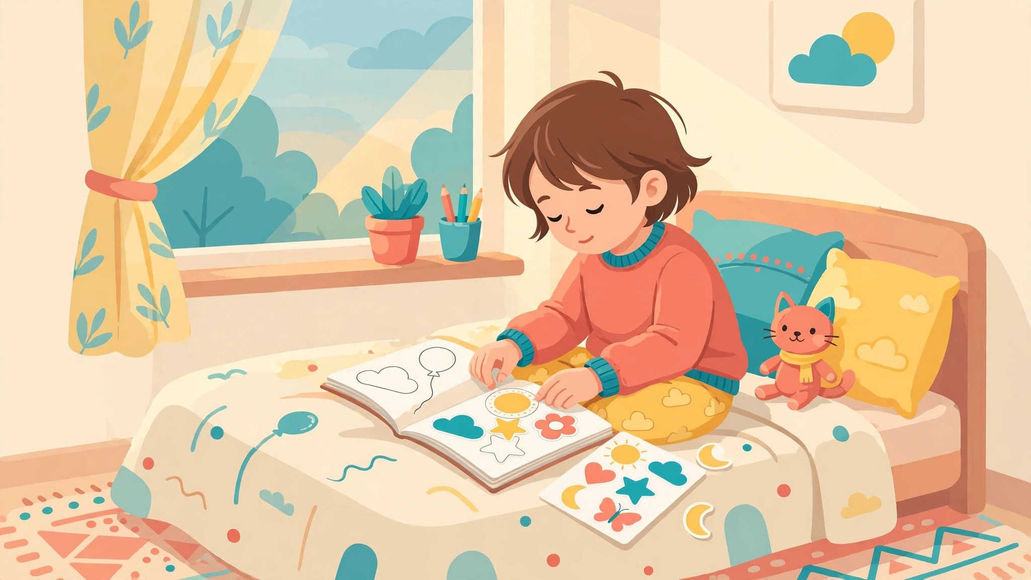 Quiet Time Activities for Kids Who've Dropped the Nap — illustration