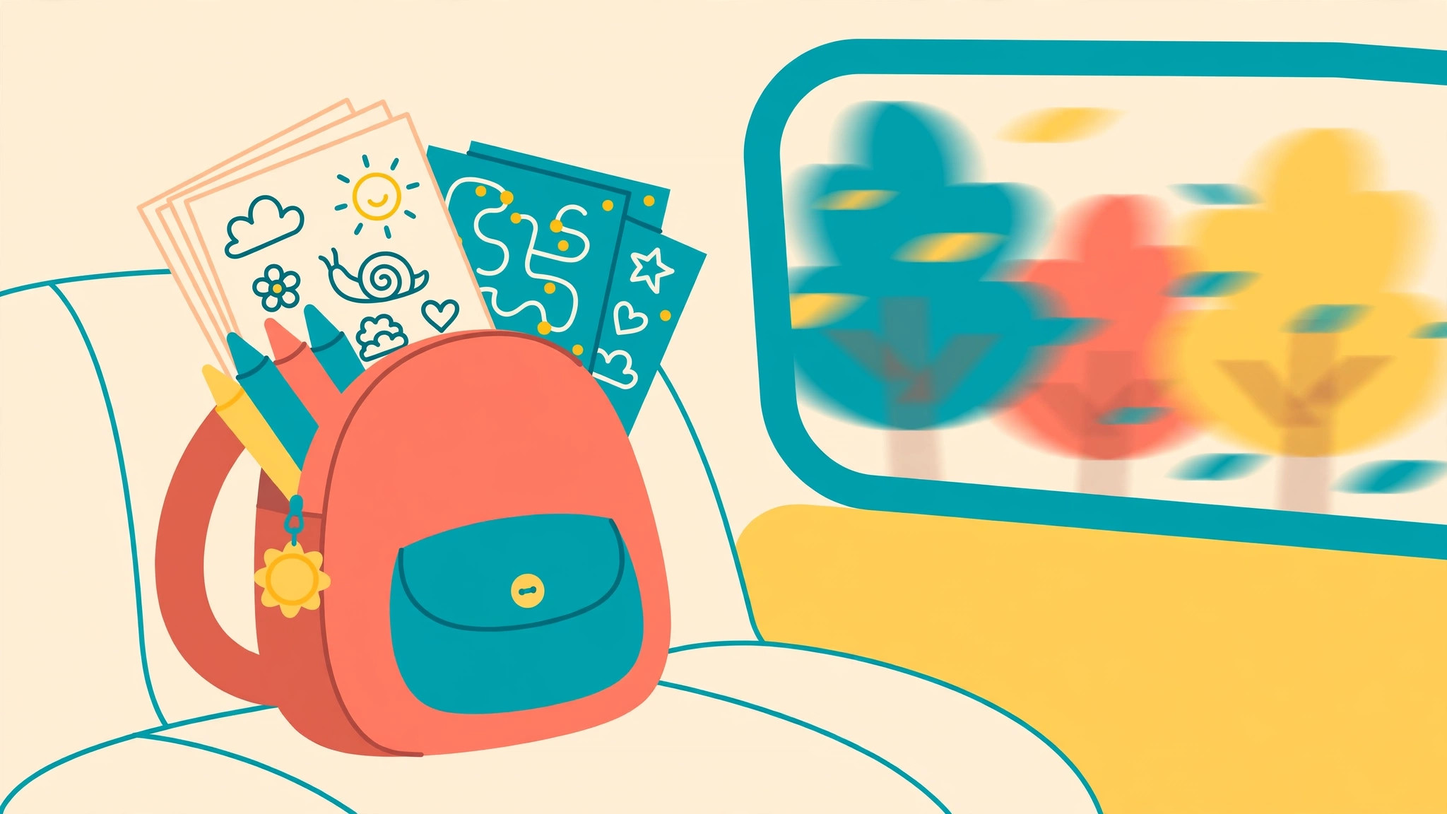 How to Build a Travel Activity Pack That Actually Keeps Kids Busy — illustration