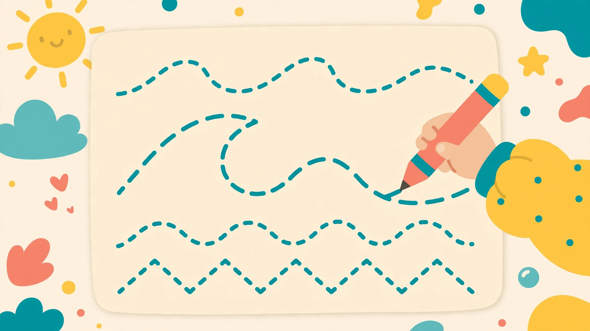 Benefits of Tracing for Kids: How Tracing Builds Handwriting Readiness — illustration